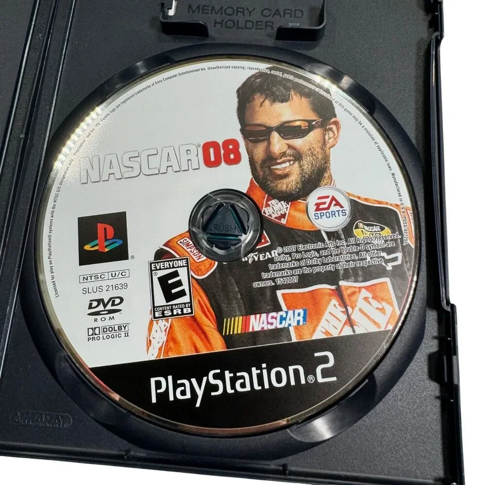 NASCAR 08 (Sony PlayStation 2, 2007) TESTED WORKING Racing Video Game